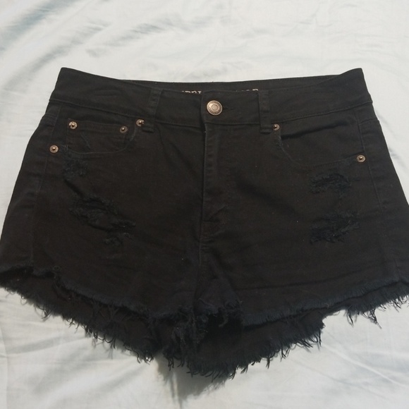 American Eagle Outfitters Pants - American eagle black Jean's shorts